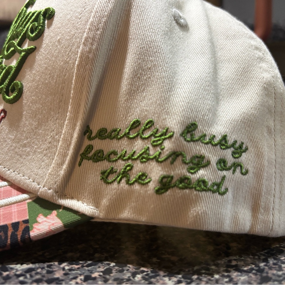 Embroidered Patchwork Cap - Picture 3 of 5